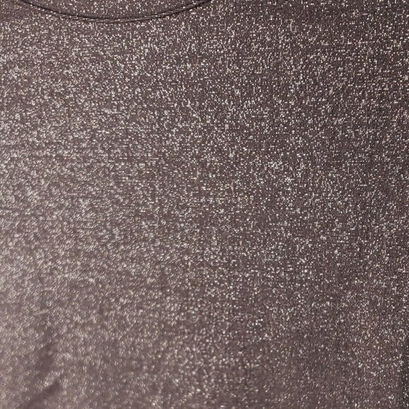 Frenchi Womens Silver Sparkle Scoop Back Stretchy - Picture 3 of 6